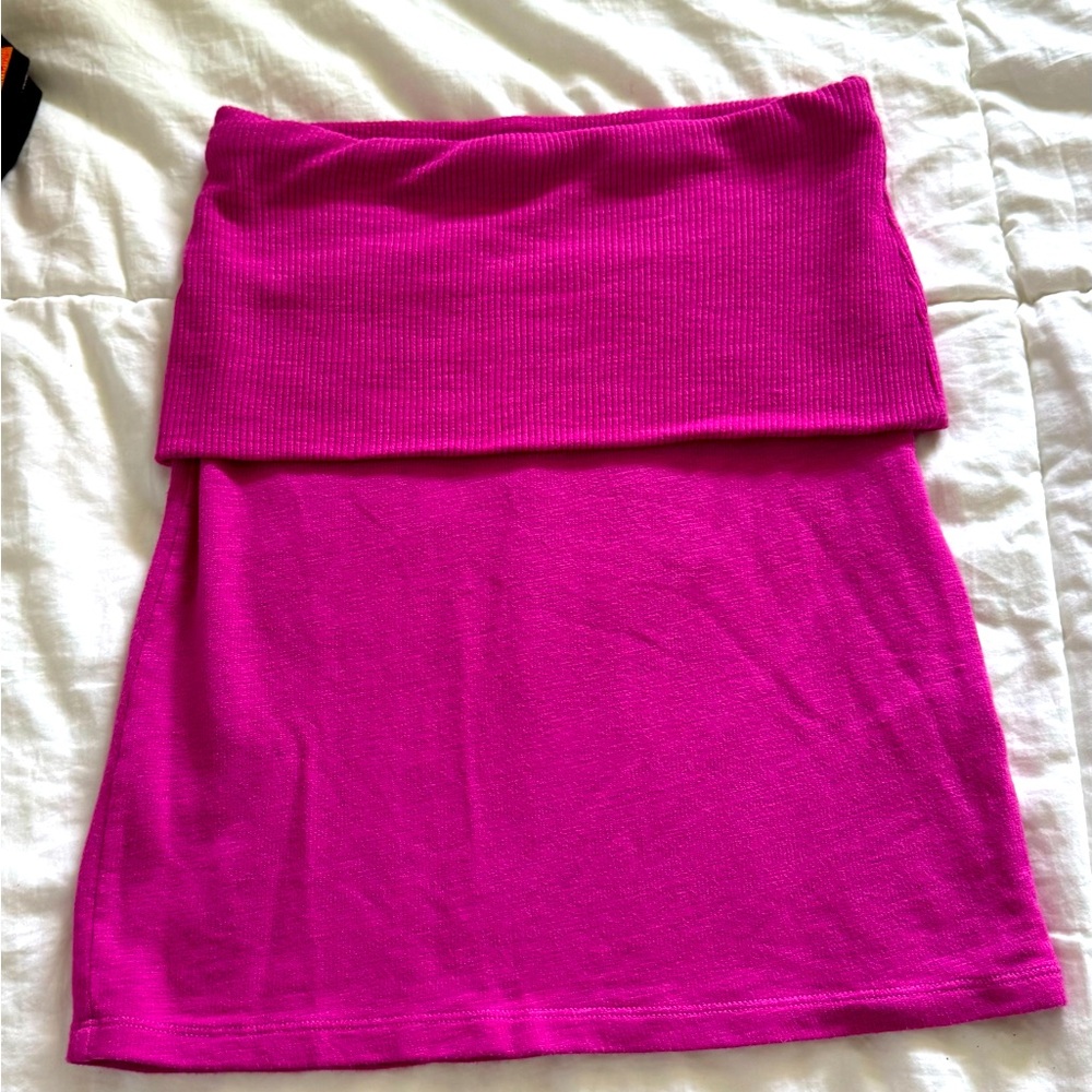 Monrow Raspberry rose skirt, XS - Picture 3 of 5